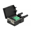 Delock 66257 VGA adaptér [1x D-SUB zásuvka 9-pólová - 1x zásuvka] čierna 0 mm; 66257