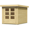 drevený domček KARIBU ASKOLA 2 (73059) natur LG1756