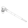 Molex upravený zástrčkový konektor pre senzory - aktory, 1200868393, 1 ks; 1200868393
