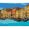 Maľovanie podľa čísel Benátky s turistami, 80x100 cm, vypnuté plátno na rám (6044373)