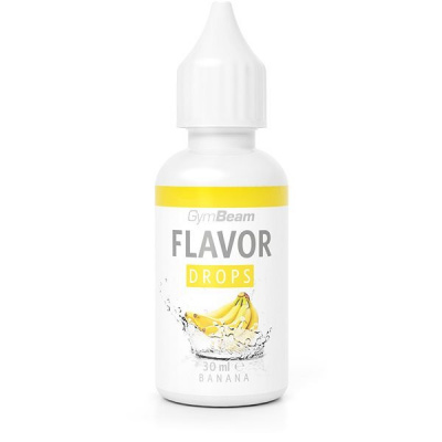 GymBeam Flavor Drops 30 ml, banán