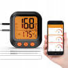 Bluetooth bezdrôtový teplomer cez APP 2x sonda od -5°C do 300°C LCD 100m (Bluetooth bezdrôtový teplomer cez APP 2x sonda od -30°C do 300°C LCD 80m)
