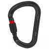 karabina PETZL William Screw-Lock black