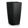 Lechuza Kvetináč CUBICO Premium 30 - black high gloss