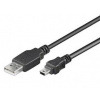 USB 2.0 kabel A-mini 5pin 0,2m