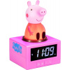 Budík s nočným svetlom Prasiatko Peppa Icon Alarm Clock