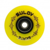 SULOV Kolečka Penny board NEON YELLOW 60 x 45mm 85A, sada 4ks, s ložisky