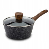 Rajnica so sklenenou pokrievkou NAVA granitový NATURE 18 cm, 1,6 l