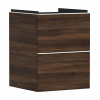 Hansgrohe Xelu Q skrinka 48x49.5x60.5 cm závesná kúpeľňová skrinka pod umývadlo biela-orech 54022700