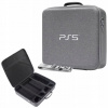 Cestovná taška pre konzolu PlayStation 5 s priehradkami, sivá
