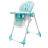 Carero Jedálenská stolička NEW BABY Minty Fox - ekokoža a vložka pre bábätká
