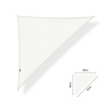 Shadow Comfort Slnečný Trojuholník 90° SHADOW 3,0 x 3,0 x 4,2 m - 250g Farba: Arktická Biela