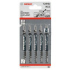 BOSCH Pílový plátok do priamočiarej píly T 244 D Speed for Wood (5 ks) 2608630058