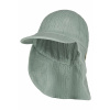 Detský UV klobúk s plachtičkou z bio mušelínu UV 50+ farba dunkel grün 275 STERNTALER Veľkosť: 55cm