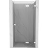 Mexen Lunar L, pravé otočné sprchové dvere 85 cm, 8mm číre sklo, biely profil, 834L-085-000-20-00-P