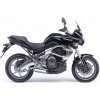 NÁLEPKY JUULA PRE KAWASAKI VERSYS 650 2007 ČIERNE H8