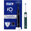 Oral-B Braun Oral-B iO Series 2 Duo Night Black elektrická kefka na zuby, čierna, zelená, 62418; 62418