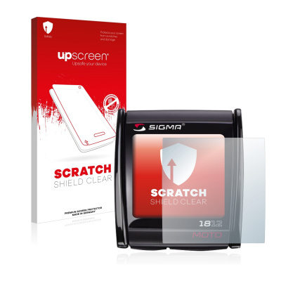 Čirá ochranná fólie upscreen® Scratch Shield pro Sigma MC 1812 MOTO (Ochranná fólie na displej pro Sigma MC 1812 MOTO)