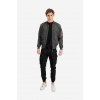 Obojstranná bunda bomber Alpha Industries MA-1 LW AOP Rainbow Ref. 106109 136 pánska, šedá farba, prechodná 106109.136 S
