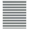 vidaXL Zebra roleta tmavošedá 125x100 cm šírka látky 120,9cm polyester 4014110