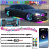 LED SVETLO RGB POD AUTO NEÓNOVÁ PÁSKA + OVLÁDANIE APLIKÁCIOU