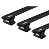 Střešní nosiče Ford Tourneo/Transit Custom 3x černé WingBar EVO tyče 135 cm + 2x kit • na montážní body