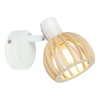 Nástenné svietidlo v bielo-prírodnej farbe ø 10 cm Atarri – Candellux Lighting