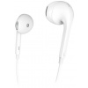 Hama špuntová sluchátka (In Ear) kabelová stereo bílá regulace hlasitosti Hi-Fi