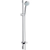HANSGROHE Croma sprchová súprava, ručná sprcha Vario 4jet priemer 100 mm, 90 cm sprchová tyč, jazdec, miska na mydlo a sprchová hadica 160 cm, chróm, 27771000
