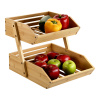Organizér na ovocie, 2-poschodový, regál na pečivo - FRUITO