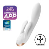Vibrátor SATISFYER DOUBLE FLEX biely