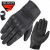 Kožené motocyklové rukavice SHIMA BULLET 2.0 BLACK krátke DARČEKY