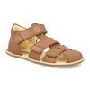 Barefoot dětské sandály Bundgaard - Savi cognac hnědé