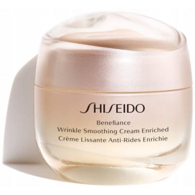 Shiseido Benefiance Wrinkle Smoothing Cream Enriched denný a nočný krém proti vráskam pre suchú pleť 50 ml