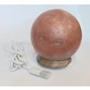 Soľná lampička USB - guľa (výška cca 8cm, hmotnosť 0,5kg)