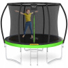 Trampolína so sieťou 4FIZJO 252 cm FT 8 (244-252 cm) (ZÁHRADNÝ TRAMPOLÍNOVÝ DOMOV PRE DETI DO ZÁHRADY SO SIEŤOVÝM REBRÍKOM 8 FT)