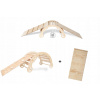 Preliezka,šmýkačka,hojdačka 3v1 Woodforkids Montessori