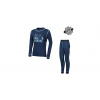 SENSOR DOUBLE FACE SET ADVENTURE dětský triko dl.rukáv + spodky deep blue 110