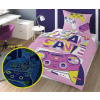 DETEXPOL Svietiace obliečky Play Game Bavlna, 140/200, 70/80 cm