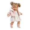 Llorens 38356 JOELLE - realistická bábika so zvukmi a mäkkým látkovým telom - 38 cm