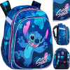 Školský viac-komorový batoh Lilo a Stitch CoolPack, viacfarebný, 16 l