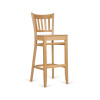 PAGED Classic H-5210 Seat Wood Back Wood Farba dreva: buk morený, Čalúnenie: dyha