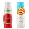 SodaStream Sirupy do saturátora Malina Zero + Ice Tea Broskyňa bez cukru