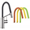 Blanco VIU-S kuchynská batéria stojánková chrómová-zelená-grafitová/sivá-žltá-oranžová 524813
