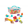 Teddies Kocky stavebnice 48 ks plastové v plastovom kufríku 26 x 12 x 19 cm