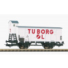 Piko Krytý vagón G02 s kabínou brzdára Tuborg DSB III 54619 Piko