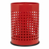 Alda Odpadkový kôš Officer dierovaný 18 l, červená, 18 l