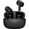 Lamax Clips1 Play Headset do uší (In Ear) Bluetooth® stereo černá Indikátor nabití, Nabíjecí pouzdro, regulace hlasitosti, odolné vůči potu, dotykové ovládání,