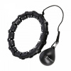 Masážna hula hoop HMS HHW02 so závažím čierna