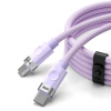 Orico CDX 60W 3A napájanie USB-C – USB-C 1m kábel – fialový (Orico CDX 60W 3A napájanie USB-C – USB-C 1m kábel – fialový)